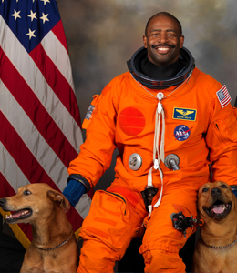 Space Shuttle Orbiting Earth